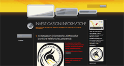 Desktop Screenshot of investigazioniinformatiche.org